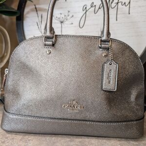 Coach Metallic Gray Women's Bag